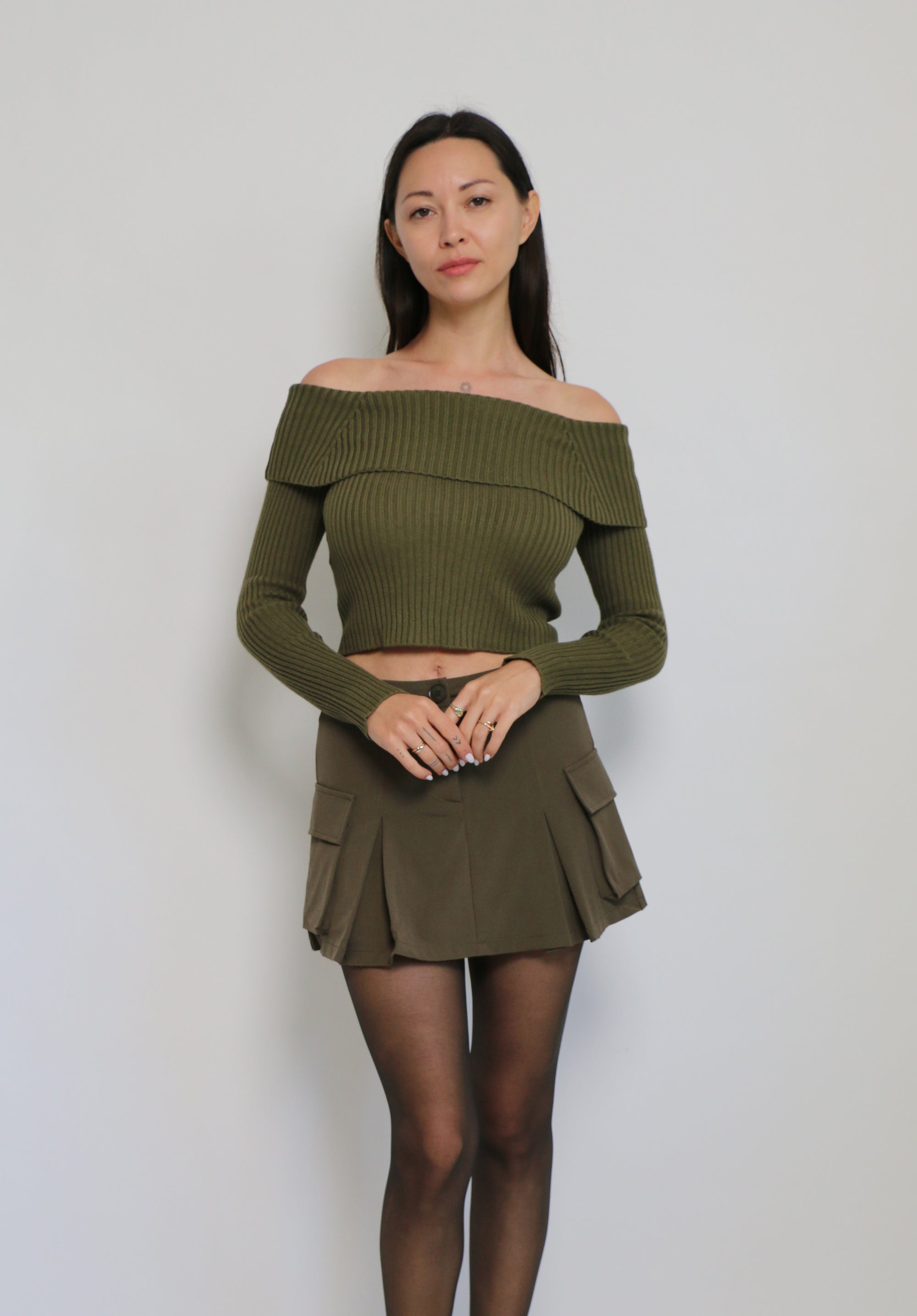 Natali Off Shoulder Sweater