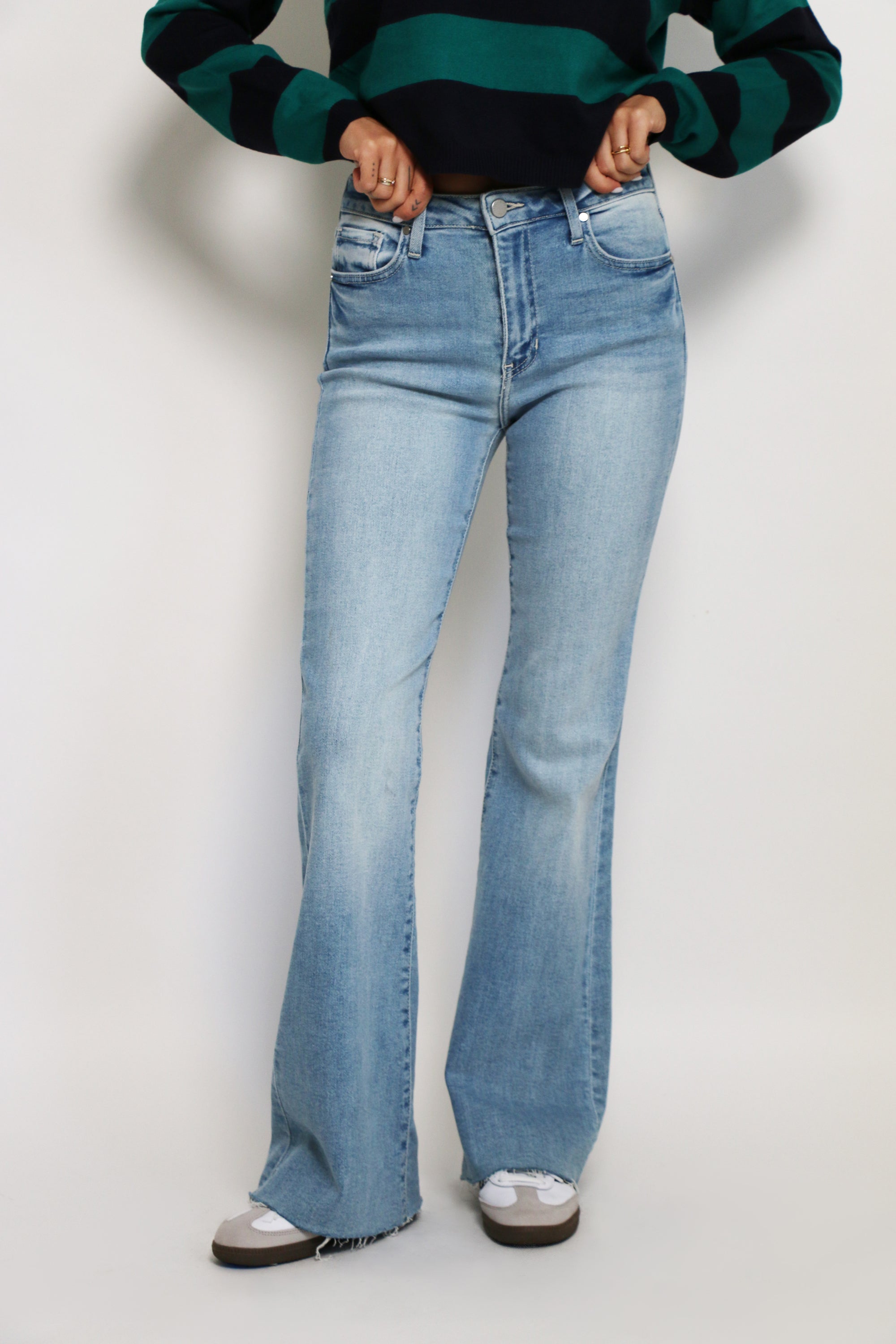 Mid Rise Bootcut Jeans